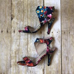Floral Heel Sandal